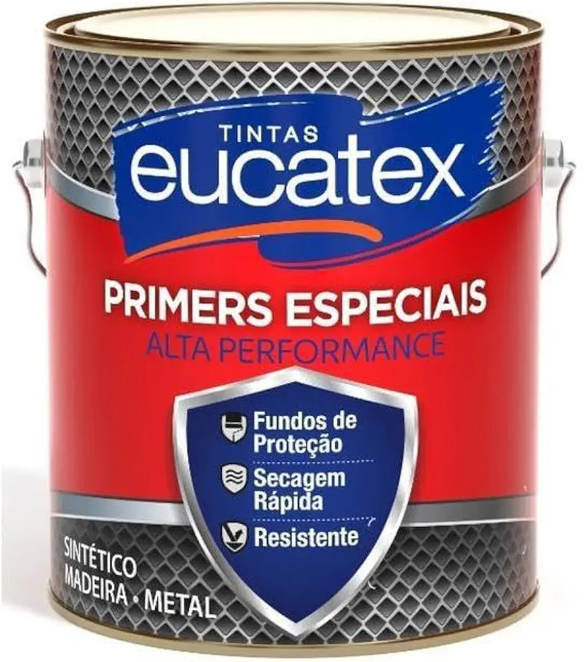 Fundo Protetor Anticorrosivo Zarcão 3,6 Litros Cinza Fosco Eucatex