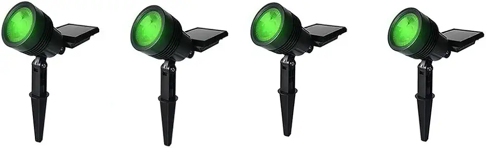Kit 04 Luminária Solar Espeto para Jardim 10 Lumens Ecoforce