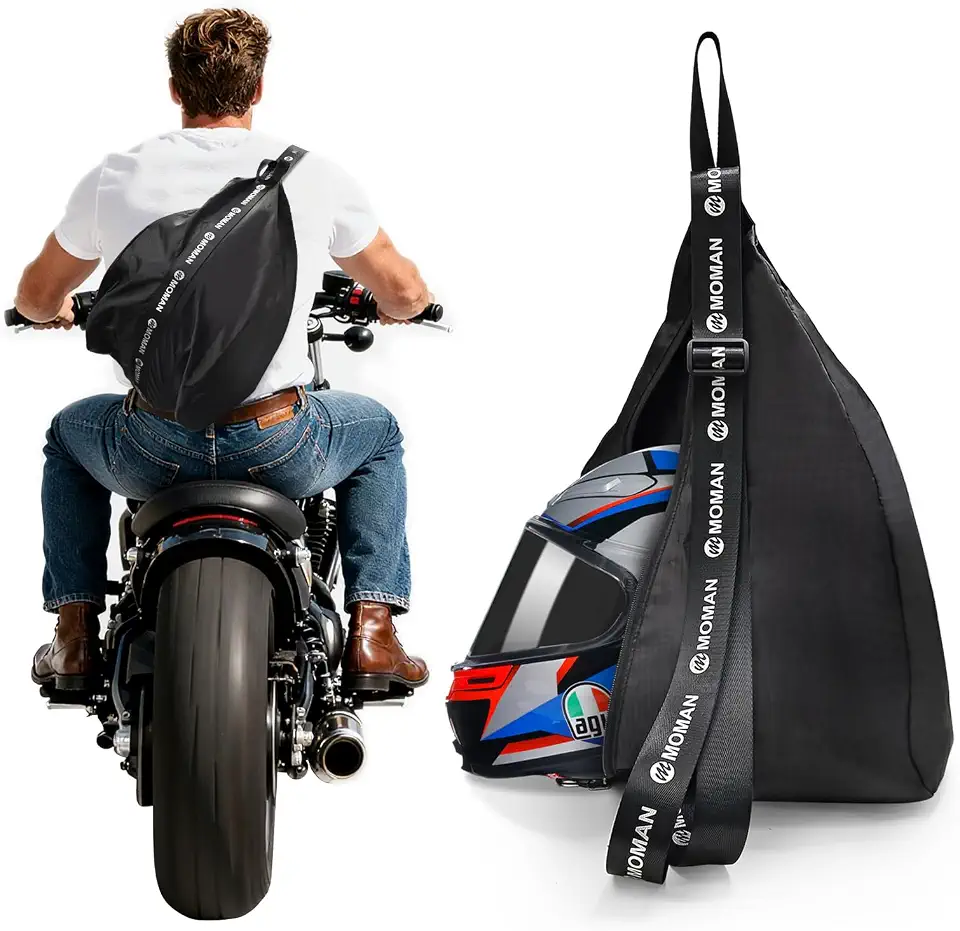 Moman Mochila capacete de motocicleta impermeável refletor, mochila de grande capacidade para motociclista homem mulher, mala desportiva de viagem e acessórios de mota