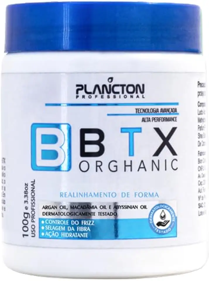 BTX Orghanic Plancton - Máscara de Realinhamento Capilar - Produto Original de Fabrica (100 G)