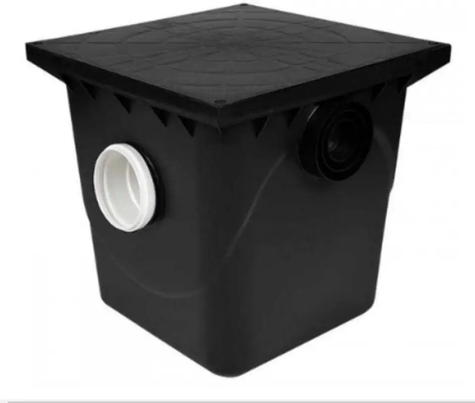 Caixa Gordura Metasul C/cesto 40 X41 X 41cm Preto