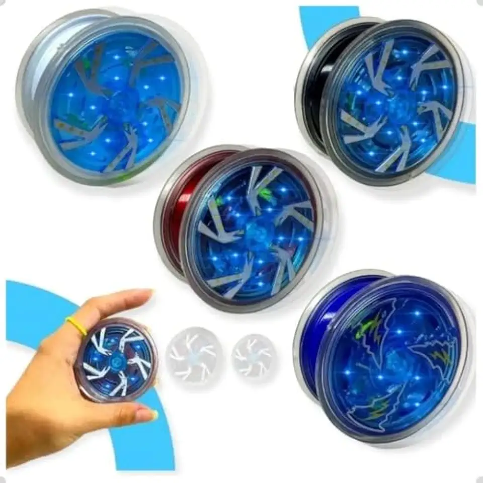 Super Ioiô Com Led Rolamento Profissional Divertido Cores Sortidas