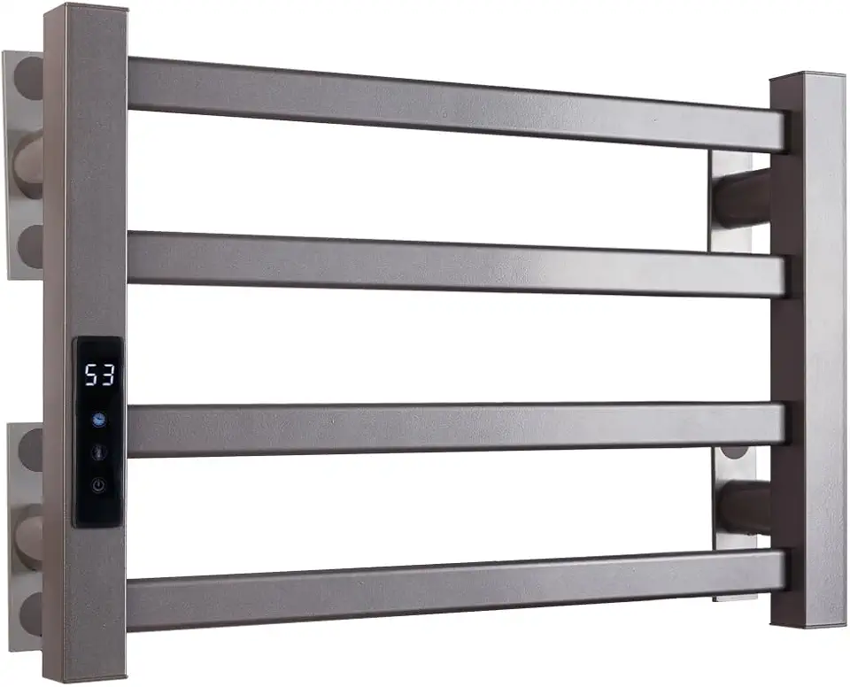 Toalheiro Elétrico 30x45 Térmico com Display Digital e Temporizador 110V (Cinza Escuro)