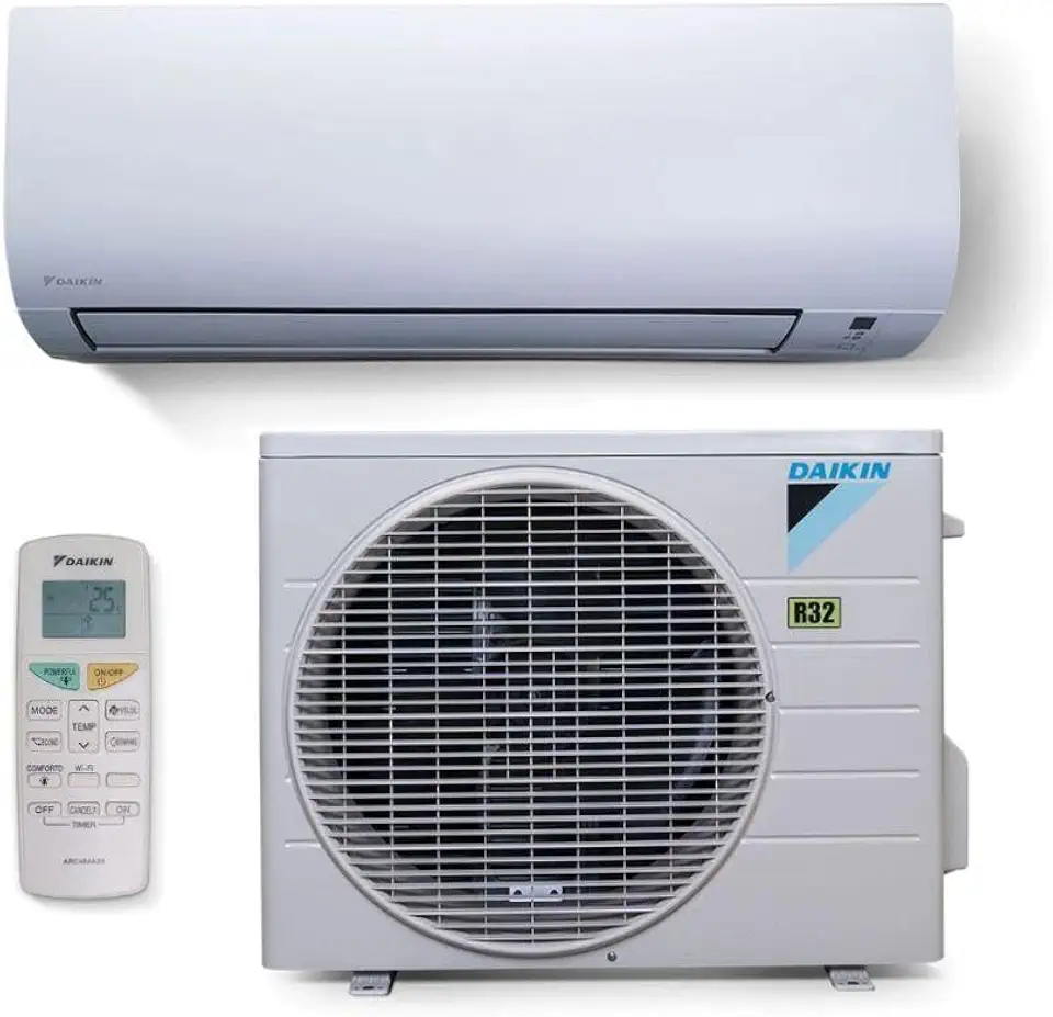 Ar-Condicionado Split HW Inverter Daikin Full 12.000 BTUs R-32 Quente/Frio 220V