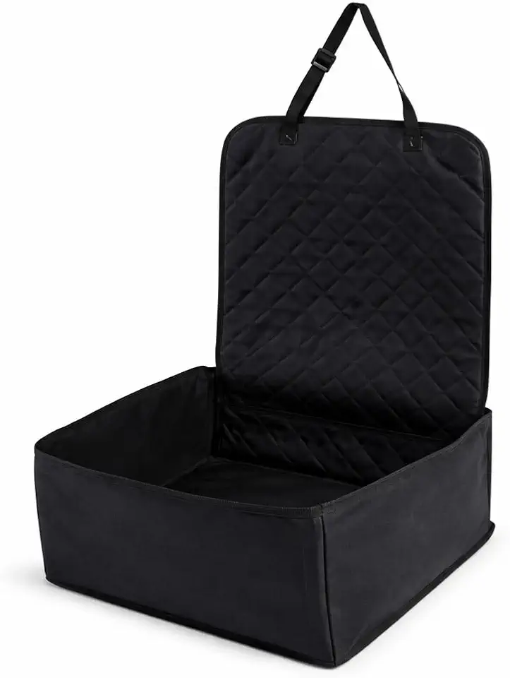 Cadeirinha Pet para Carro Dobrável para Cachorro e Gato Transporte Fácil Seguro em Nylon Reforçado Assento Confortável com Fixação Segura Proteção Mantém Protegido e Estável em Viagens Resistente