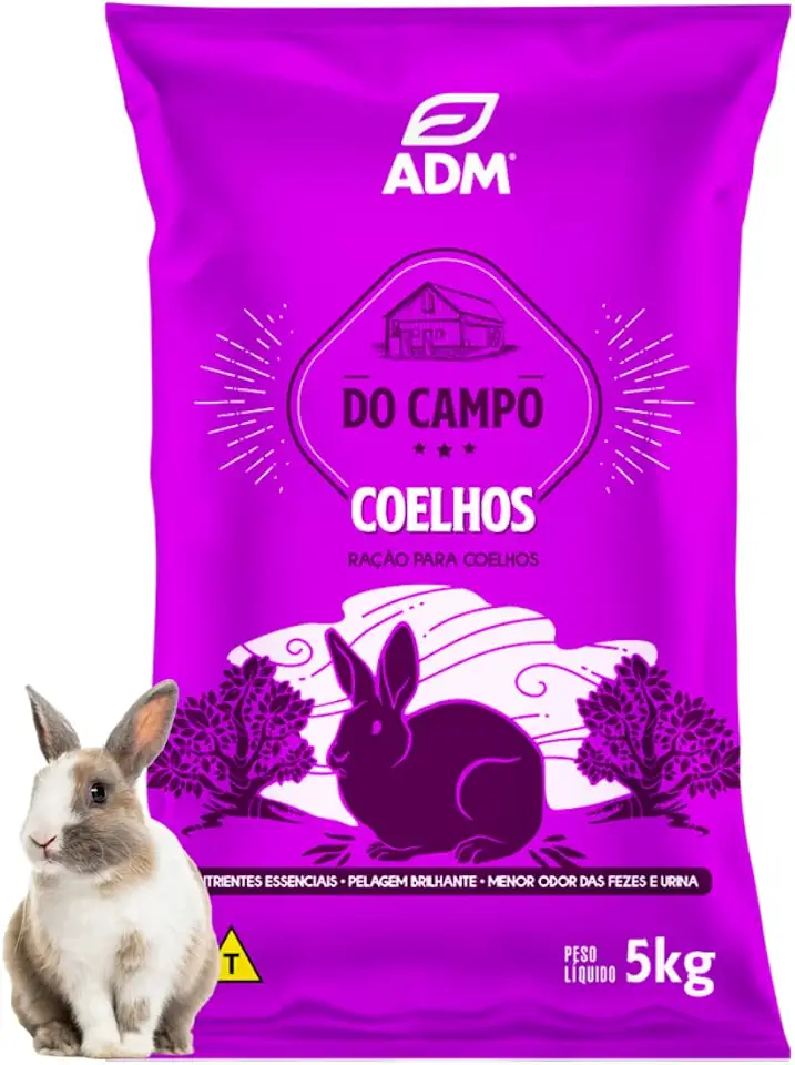 DO CAMPO Coelhos - Ração para Coelhos e Roedores - 5kg