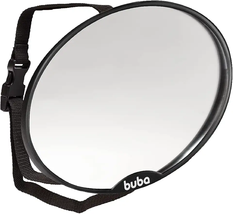 BUBA Espelho Retrovisor Para Banco Traseiro, Preto