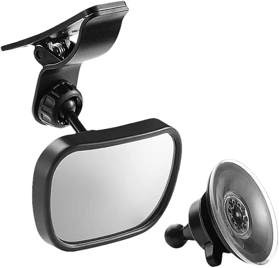 Adoleta Bebê Espelho Retrovisor Para Bebê Preto