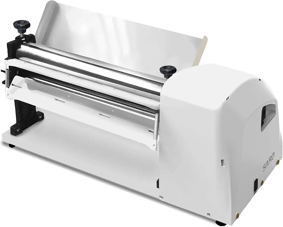 Cilindro de Massa Elétrico SARO CSC4011 Standard Cromado Antiaderente 40cm Inox e Aço 127V