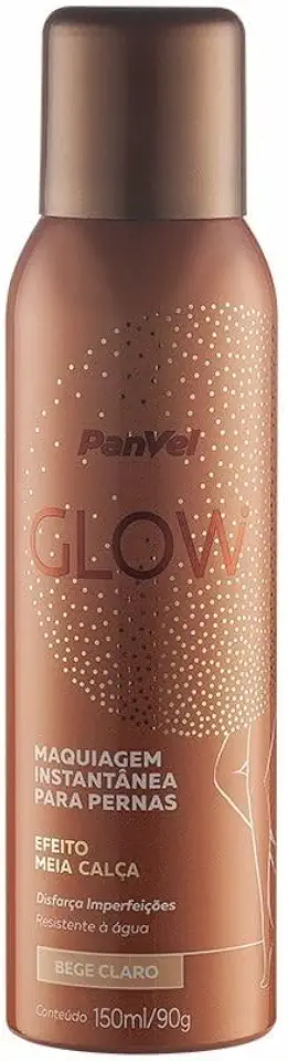 Maquiagem Para Pernas Bege Claro Panvel Glow 150ml