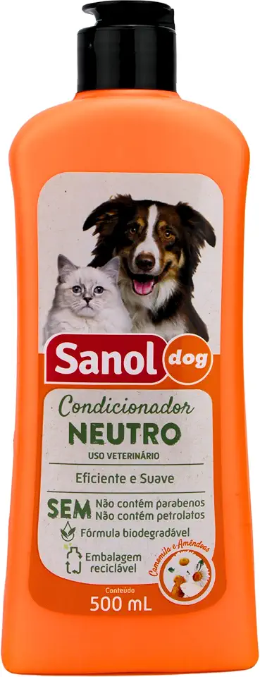 Condicionador De Pelos Neutro 500 Ml Laranja