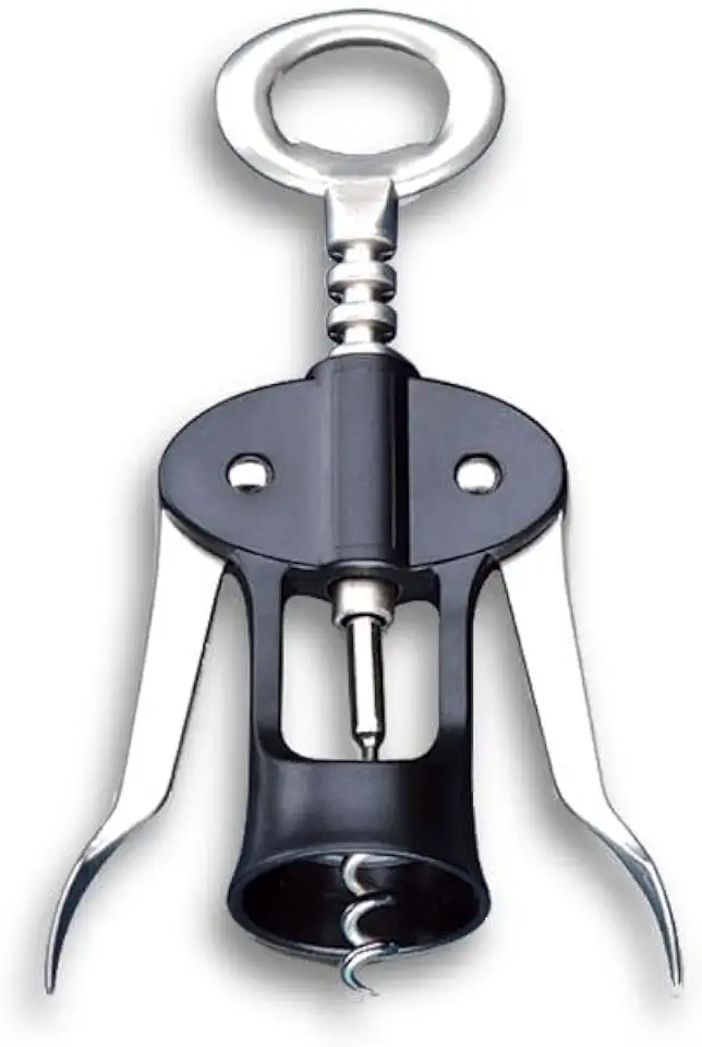 Brinox - Saca Rolhas Aço Inoxidável - Preto