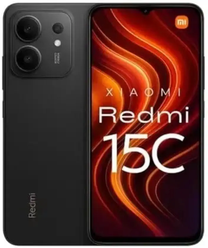 Smartphone Xiaomi Redmi 15C Midnight Black (Preto) 8GB RAM 256GB ROM