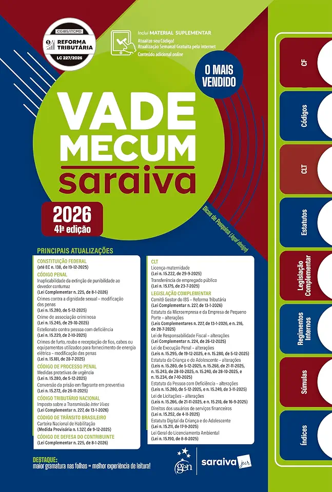 Vade Mecum Saraiva Tradicional - 41ª Edição 2026