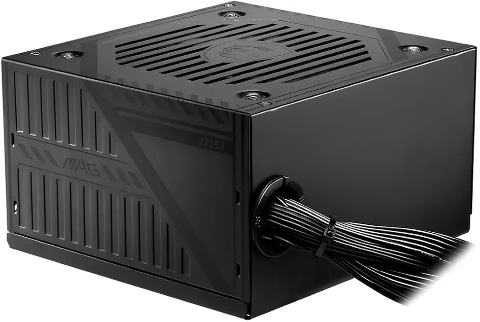 Fonte MSI MAG A500DN, 500W, 80 Plus White, PFC ativo, Com Cabo, Preto - 306-7ZP6A22-809