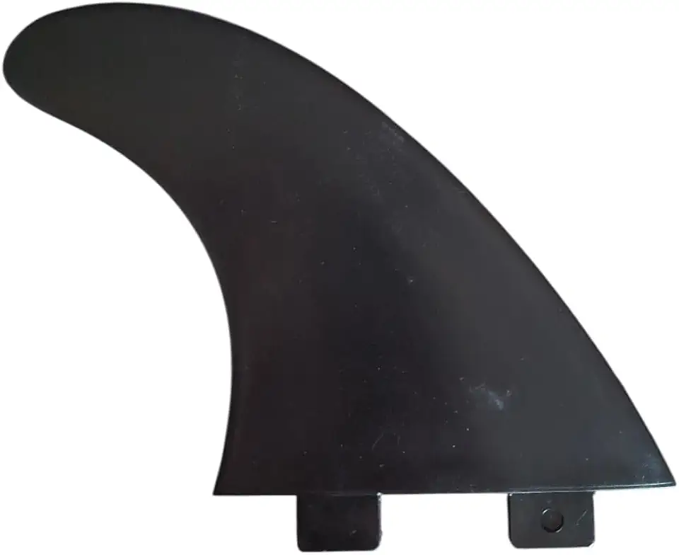 Jogo Quilhas De Plástico Equipamento Para Surf Estabilizadores Universal Prancha Encaixe Preto Branco