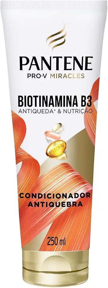Pantene Pro-V Condicionador Miracles Antiqueda & Nutrição Biotinamina B3 250ml