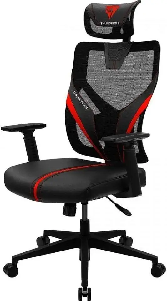 Cadeira Ergonômica Yama1 Vermelha ThunderX3