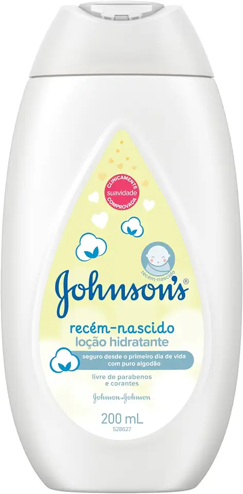 Johnson's Baby Loção Hidratante Para Uso Diário Recém Nascido,200ml