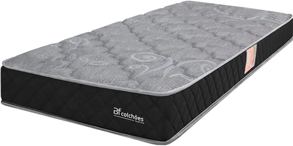 Colchão Solteirão Espuma D45 Extra Firme Certificada 97x203x17cm - BF Colchões