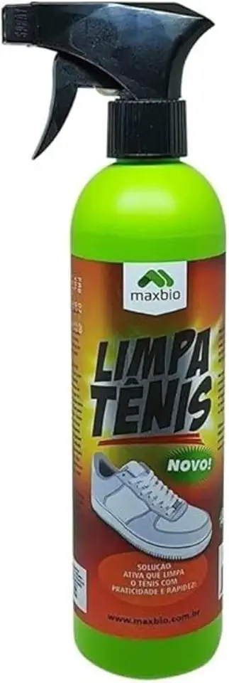 Spray Limpa Tênis Maxbio 500ml Pronto Uso Tira manchas