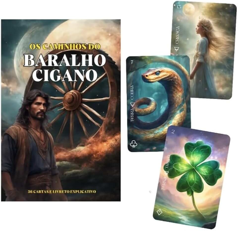 Baralho Cigano 36 Cartas100% Plastificado Manual
