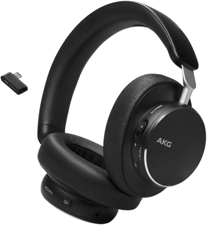 AKG, Fone de Ouvido Bluetooth, AKG N9 Hybrid, Over Ear, Sem Fio, Com Cabo Removível e Cancelamento de Ruído - Preto