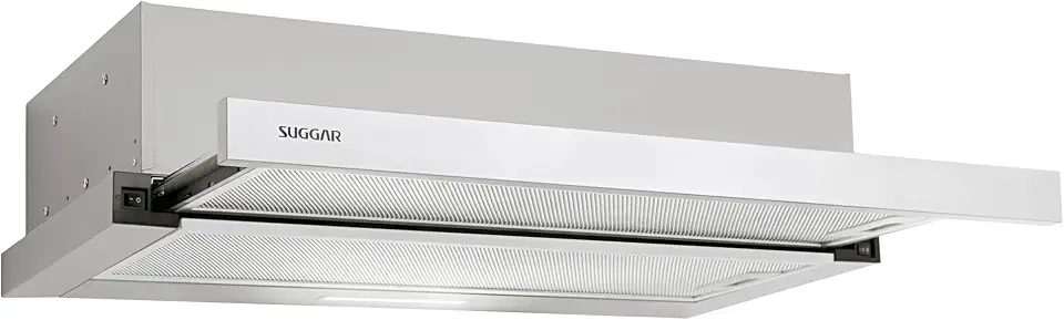 SUGGAR DEPURADOR DE AR SLIM DE EMBUTIR 80CM FRONTAL INOX 220V DE82IX