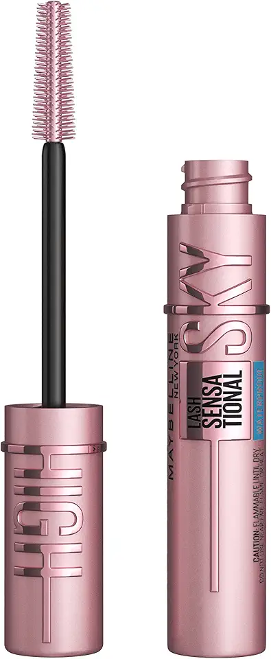 Maybelline Ny Máscara de Cílios Lash Sensational Sky High À Prova D'Água, Preto 6 ml