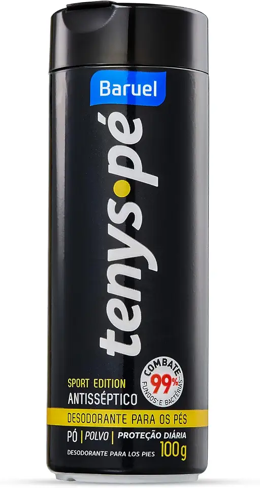 Tenys Pé Baruel Sport Edition Pó 100g - Desodorante em pó para os pés