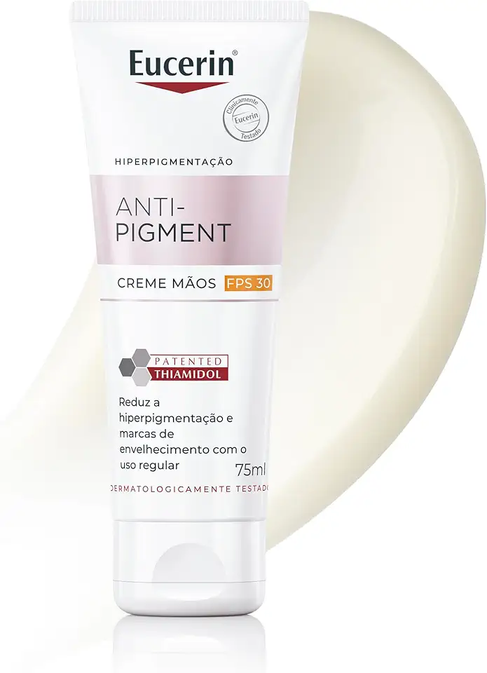 EUCERIN Creme de Mãos Clareador de Manchas 75ml, Anti-Pigment, Antimanchas, Thiamidol