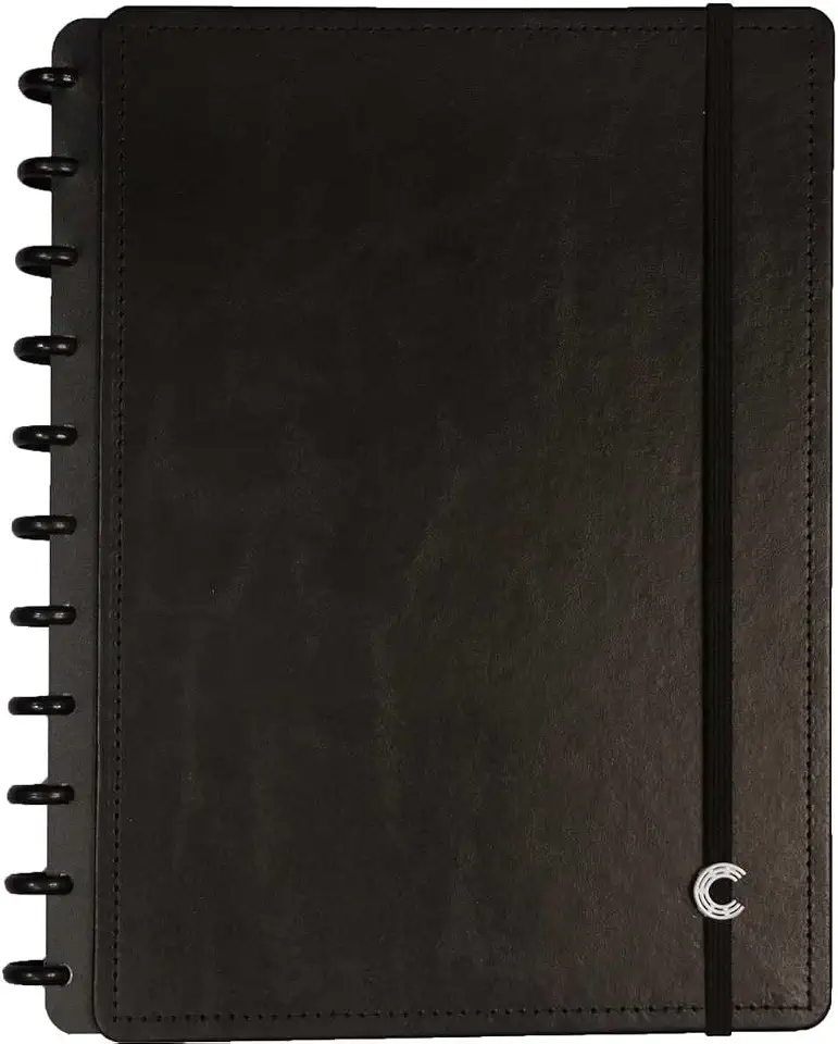 Caderno Inteligente, Grande, Black, 215x280mm, 80 Folhas