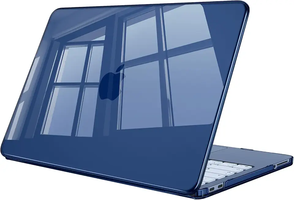 Fintie Capa para MacBook Neo 13 polegadas A3404 (versão 2026) - Capa protetora ultrafina de alta transparência para MacBook Neo 13 polegadas com chip A18 Pro (Crystal Indigo)