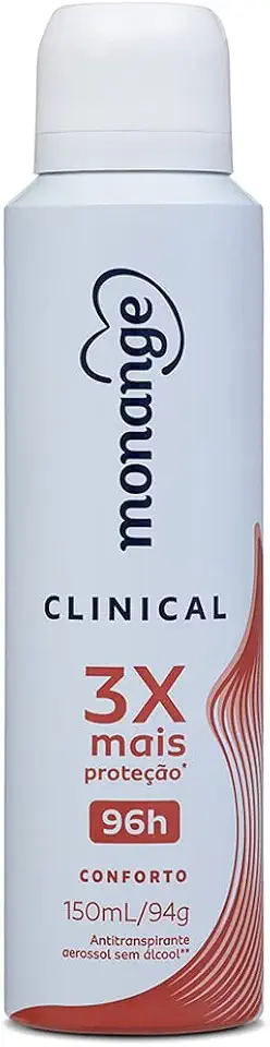 Coty Desodorante Clinical Conforto Aerossol Antitranspirante Monange Feminino 150Ml