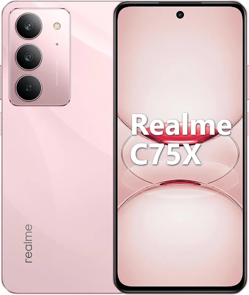 Celular Realme C75x 6GB de RAM/128 GB NFC, Rosa, RMX5020