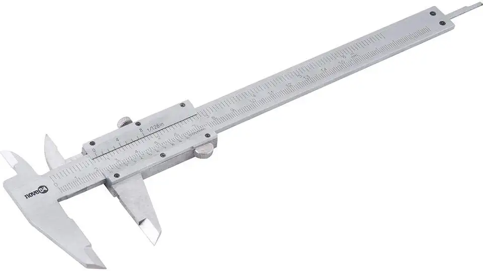 Nove54, Paquímetro Plástico, 150 Mm - 6".