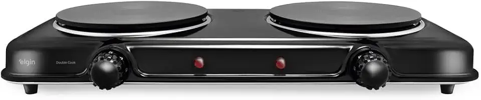 Fogão Elétrico Portátil Cooktop Elgin Double Cook 2 Bocas - 220V