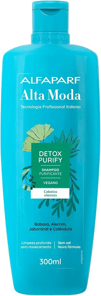 Alta Moda – Shampoo Detox Purify para Cabelos Oleosos 300ml