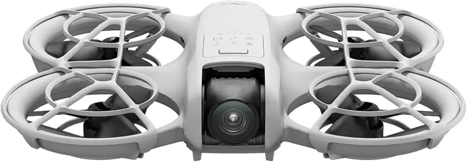 DJI Neo, mini drone com câmera UHD 4K para adultos, drone voador automático de 135 g que segue você, decolagem de palma, rastreamento de assunto de IA, QuickShots, vídeo estabilizado, protetor de