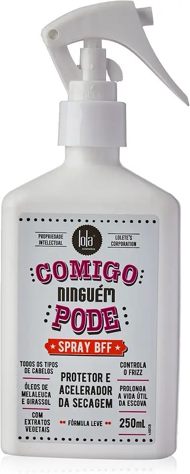 Comigo Ninguém Pode Spray Protetor 250ml , Lola Cosmetics