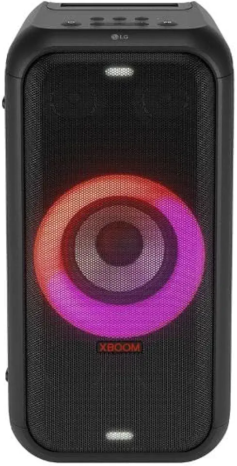 Caixa de Som LG Xboom XL5T Bluetooth Portátil IPX4 200W RMS Iluminação de Festa e Visor de Pixel LED