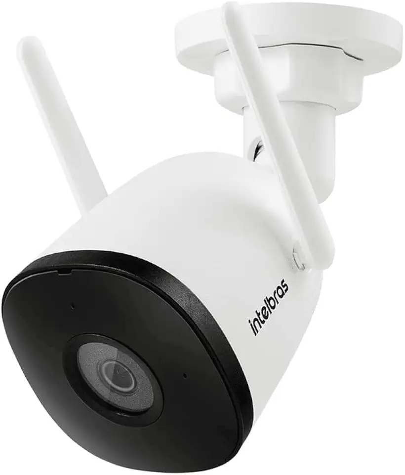 Câmera Inteligente Compatível com Alexa Wi-Fi Full HD iM5 SC Branco Intelbras