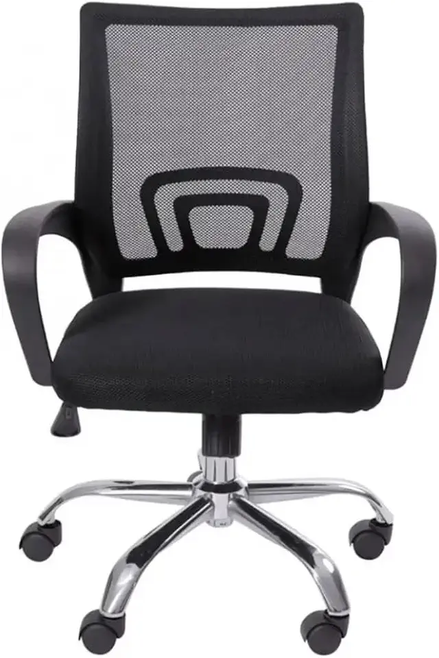 Cadeira de Escritório Ergonômica Diretor Premium com Apoio para Braços, Regulagem de Altura, Base Giratória e Rodinhas Silenciosas – Conforto para Home Office e Trabalho