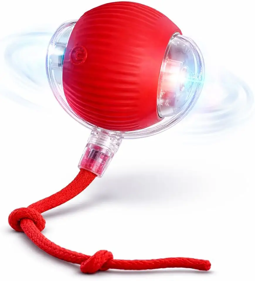 Bolinha Interativa Pet, Recarregável, com Movimento Automático e LED, Brinquedo Inteligente para Cães e Gatos, bolinha pet, automatica