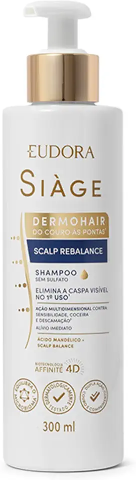 SIAGE SHAMPOO SCALP REBALANCE 300ml