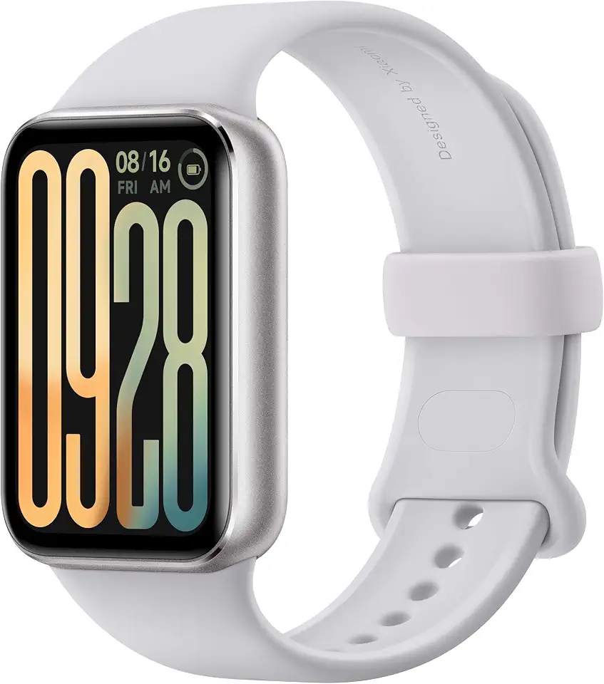 Xiaomi Smart Band 9 - Pulseira de atividade, Prata, 43.3 × 32.5 × 10.8 mm, Band 9 Pro