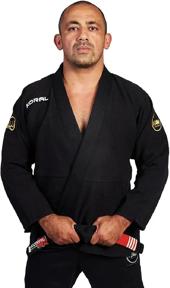 Kimono Jiu-Jitsu Preto Flow Koral