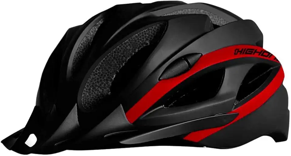 Capacete Ciclismo High One Win com Pisca Led Bicicleta Mtb Speed