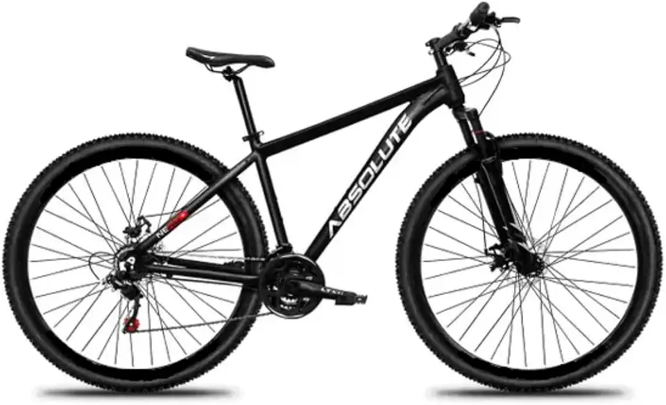 Bicicleta Aro 29 Absolute Nero 5 21V MTB Aluminio Freio Mecânico Suspensão 80mm Unissex