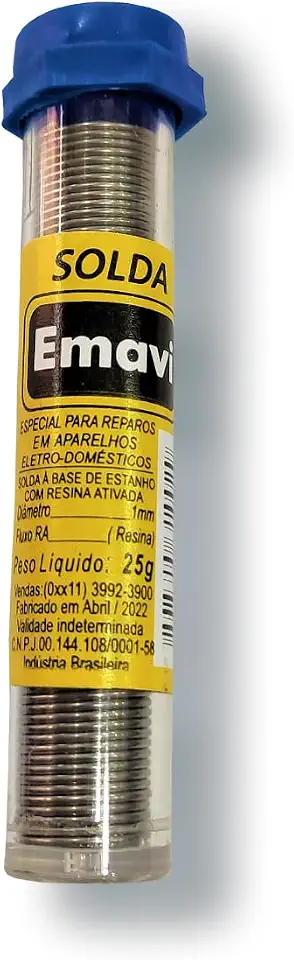 Estanho para solda 25g - Emavi